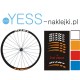 GIANT 10szt  tunungowe naklejki rower koła obręcz 26’ 27’ 28’ 29’ - YESS Naklejki