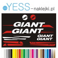 GIANT XTC naklejki tuningowe na rower damski, męski, gravel, górski, mtb, szosowy, trekkingowy, miejski - YESS Naklejki
