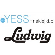 Ludwig Drum Company Logo naklejka na naciąg perkusja bęben - YESS Naklejki