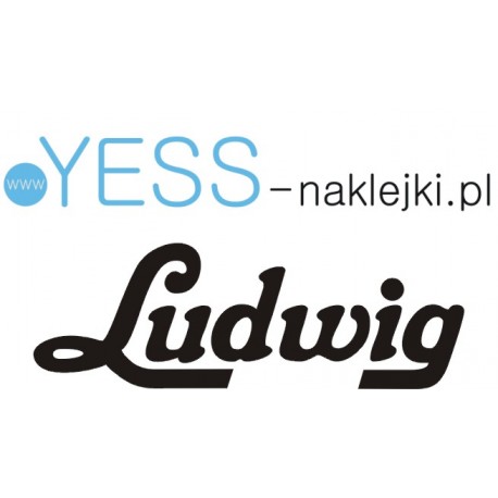 Ludwig Drum Company Logo naklejka na naciąg perkusja bęben - YESS Naklejki