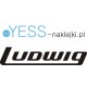 Ludwig Drum Company Logo naklejka na naciąg perkusja bęben - YESS Naklejki