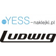 Ludwig Drum Company Logo naklejka na naciąg perkusja bęben - YESS Naklejki