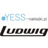 Ludwig Drum Company Logo naklejka na naciąg perkusja bęben - YESS Naklejki