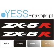 KAWASAKI NINJA ZX-6R naklejki tuningowe na motocykl na owiewke na zadupek  YESS Naklejki