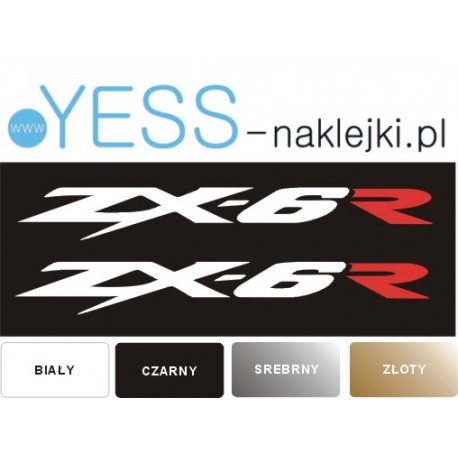 KAWASAKI NINJA ZX-6R naklejki tuningowe na motocykl na owiewke na zadupek  YESS Naklejki