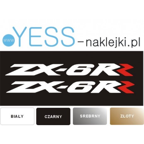 KAWASAKI NINJA ZX-6R naklejki tuningowe na motocykl na owiewke na zadupek  YESS Naklejki