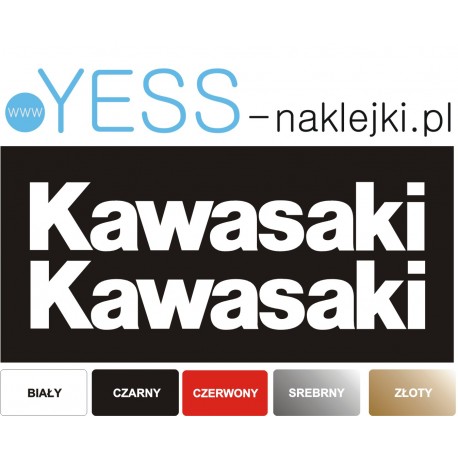 KAWASAKI  naklejki tuningowe na motocykl, skuter, quad, kask, owiewka, na zadupek, TUNING Motoryzacja - YESS Naklejki