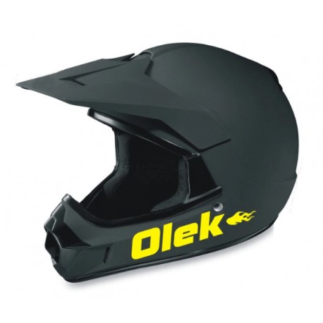 Twoja Naklejka Imię Ksywa Dowolny Napis naklejki na kask rower motocykl YESS Naklejki