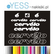 CERVELO naklejki zastępcze na rower męski, gravel, górski, mtb, szosowy, trekkingowy, crossowy   -  YESS NaklejkI