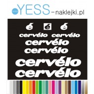 CERVELO naklejki zastępcze na rower męski, gravel, górski, mtb, szosowy, trekkingowy, crossowy  -  YESS NaklejkI