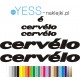 CERVELO naklejki zastępcze na rower  męski, gravel, górski, mtb, szosowy, trekkingowy, crossowy - YESS NaklejkI-  YESS NaklejkI