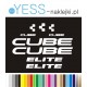CUBE ELITE  naklejki zastępcze na rower damski, męski, gravel, górski, mtb, szosowy, trekkingowy, miejski - YESS Naklejki