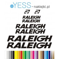 RALEIGH naklejki zastępcze na rower damski, męski, gravel, górski, mtb, szosowy, trekkingowy, miejski - YESS Naklejki
