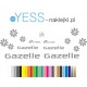 Gazelle  BLOOM naklejki zastępcze na rower damski, rower męski, gravel, górski, mtb, szosowy, trekkingowy, miejski - YESS Naklej