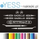 Gazelle  SOLIDE Gazelle naklejki zastępcze na rower damski, damka, rower męski, rower holender, rower amsterdam, rower miejski -