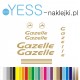 Gazelle naklejki zastępcze na rower damski, damka, rower męski, rower holender, rower amsterdam, rower miejski - YESS Naklejki