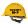 INSPEKTOR BHP Naklejka na kask hełm ochronny budowlany roboczy  YESS Naklejki