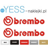 Brembo naklejki tuningowe na zaciski YESS Naklejki