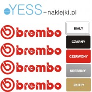 Brembo naklejki tuningowe na zaciski YESS Naklejki
