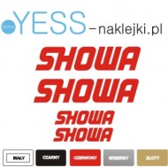 SHOWA    naklejki tuningowe Wahacz Amortyzator Cross Enduro YESS Naklejki