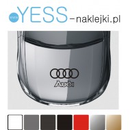 AUDI  QUATTRO Naklejki Tuning Samochód YESS Naklejki
