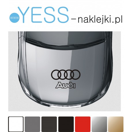AUDI  QUATTRO Naklejki Tuning Samochód YESS Naklejki