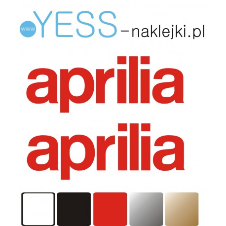Aprilia 30cm naklejki tuningowe na motocykl YESS Naklejki