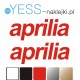 Aprilia 30cm naklejki tuningowe na motocykl YESS Naklejki