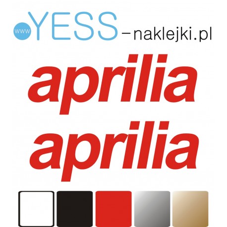 Aprilia 30cm naklejki tuningowe na motocykl YESS Naklejki