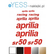Aprilia sr50 naklejki tuningowe na motocykl  YESS Naklejki