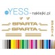  	SPARTA naklejki na rower damski, rower męski, rower miejski, rower damka, YESS Naklejki.pl