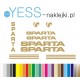 	SPARTA naklejki na rower damski, rower męski, rower miejski, rower damka, YESS Naklejki.pl
