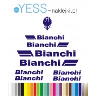 BIANCHI Corsa Vintage  naklejki zastępcze na rower damski, męski, gravel, górski, szosowy, trekkingowy, miejski - YESS Naklejki