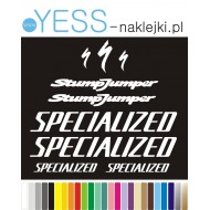 SPECIALIZED S-WORKS  naklejki zastępcze na rower damski, męski, gravel, górski, mtb, szosowy, trekkingowy, miejski - YESS Naklej