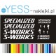 SPECIALIZED S-WORKS naklejki zastępcze na rower damski, męski, gravel, górski, mtb, szosowy, trekkingowy - YESS Naklejki