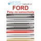FORD Fiesta, Focus, Kuga, Puma, Mustang, Explorer, Bronco, Ranger, Uniwersalne Naklejki Pasy 180cm na Samochód YESS Naklejki