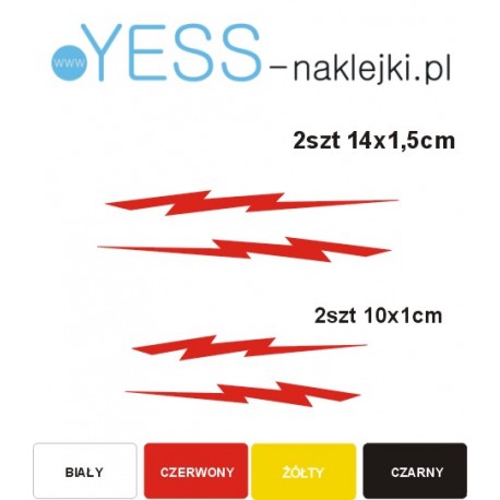 Tribale  Błyskawice Pioruny  Tribal (tatuaż)  naklejki tuningowe na motocykl skuter rower quad kask YESS Naklejki