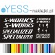 SPECIALIZED S-WORKS naklejki zastępcze na rower damski, męski, gravel, górski, mtb, szosowy, trekkingowy - YESS Naklejki