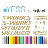  	SPECIALIZED S-WORKS naklejki na rower Aethos, Aethos 2 Expert, Roubaix SL8, Tarmac SL8 Pro, Tarmac SL8 Pro,Turbo Creo 2 Comp