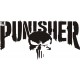 PUNISHER  naklejka tuningowa motocykl quad samochód  YESS Naklejki 