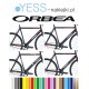 ORBEA  naklejki zastępcze na rower damski, męski, gravel, górski, mtb, szosowy, trekkingowy, miejski - YESS Naklejki