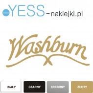 Washbur naklejki na gryf, naklejki na gitarę, naklejki na główkę gitary - YESS Naklejki