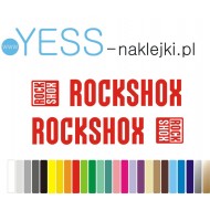 ROCK SHOX naklejki na amortyzator widelec YESS Naklejki