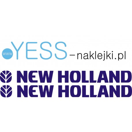 New Holland naklejka na traktor ciągnik koparka  YESS Naklejki