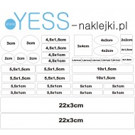 36szt  Bezbarwne Naklejki OCHRONNE zabezpieczające przed otarciami  YESS Naklejki