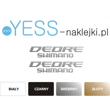 SHIMANO  DEORE  naklejki tuningowe na rower