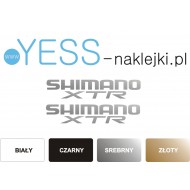 SHIMANO XTR naklejki tuningowe na rower