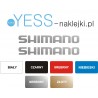 SHIMANO naklejki tuningowe na rower