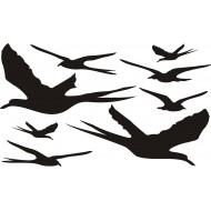 8szt Naklejki ptaki na szybe okno naklejki odstraszajace ptaki