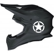 GWIAZDA 8cm naklejka na kask motocykl bak samochód, kask crossowy, rowerowy, motocyklowy, narciarski, snowboardowy - YESS Naklej